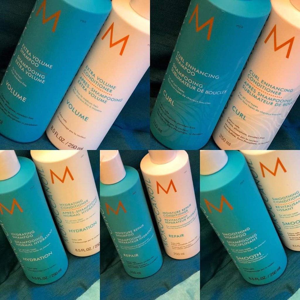 [Bán Lỗ Xả Kho ] Gội Xả Moroccanoil Phục Hồi, Dưỡng Ẩm, Suôn Mượt, Tăng Phồng, Duy Trì Màu Nhuộm 250ml