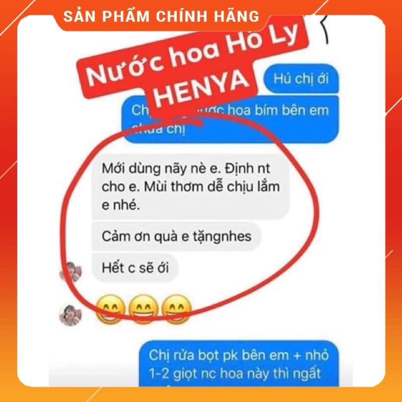 NƯỚC HOA VÙNG KÍN HENYA  - NƯỚC HOA HỒ LY