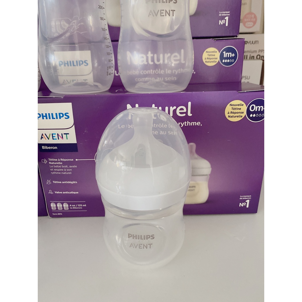 Bình sữa Avent bản mới nhất 2021 dung tích 125ml-260ml