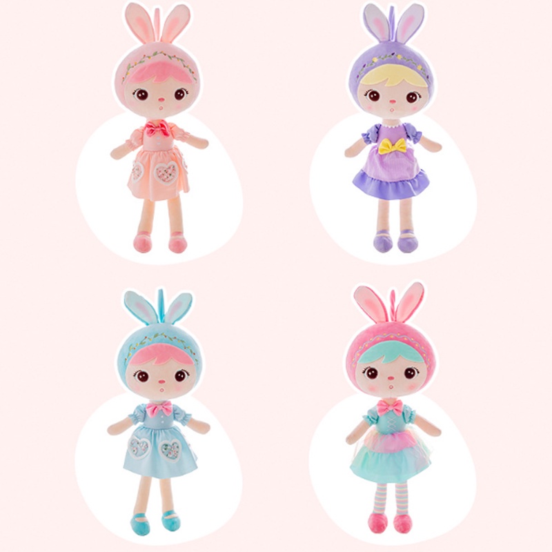 Búp Bê Thỏ Nhồi Bông Mềm Mại Xinh Xắn Phong Cách lolita