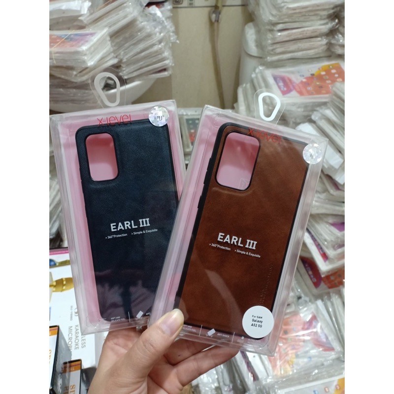 Ốp lưng X-Level da cho Samung A32 4G, A52, A72 5G viền dẻo chống sốc siêu đẹp
