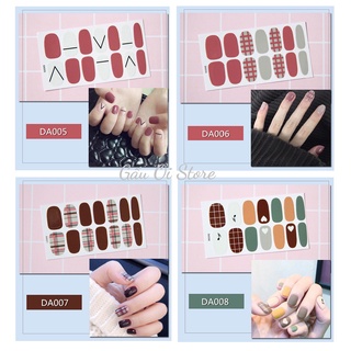 Bộ 14 Miếng Dán Móng Tay Không Thấm Nước