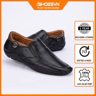 GIày lười nam da bò thật ISHOESVN IS545