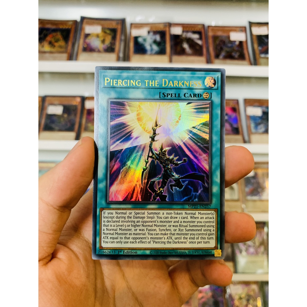 Thẻ Bài Lẻ YugiOh! Mã MP21-EN257 - Piercing the Darkness - Ultra Rare - 1st Edition