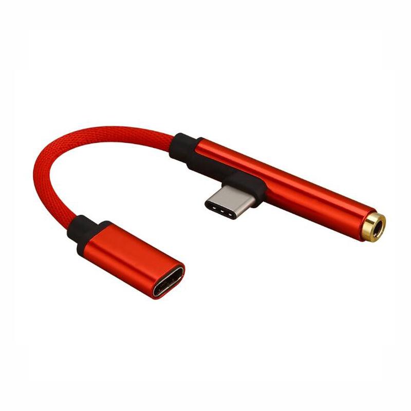 Cáp chia sạc âm thanh đầu cắm 3.5mm