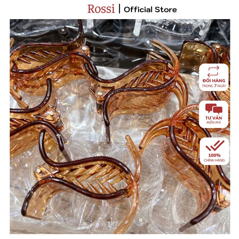 Kẹp tóc càng cua Soleil 5 răng, 3 răng, tạo xoăn uốn nhẹ phong cách hàn quốc