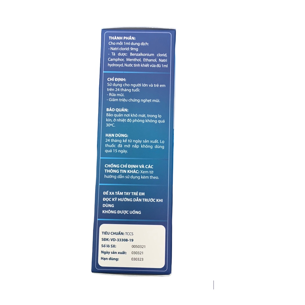 Dung dịch vệ sinh mũi hàng ngày DLSALT - lọ 70ml