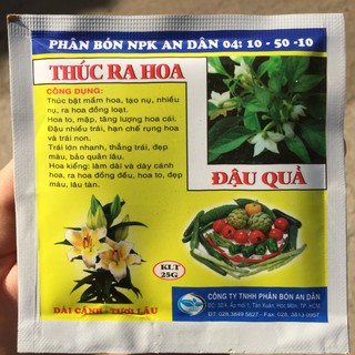Phân bón npk an dân 04 -thúc ra hoa gói 25gr