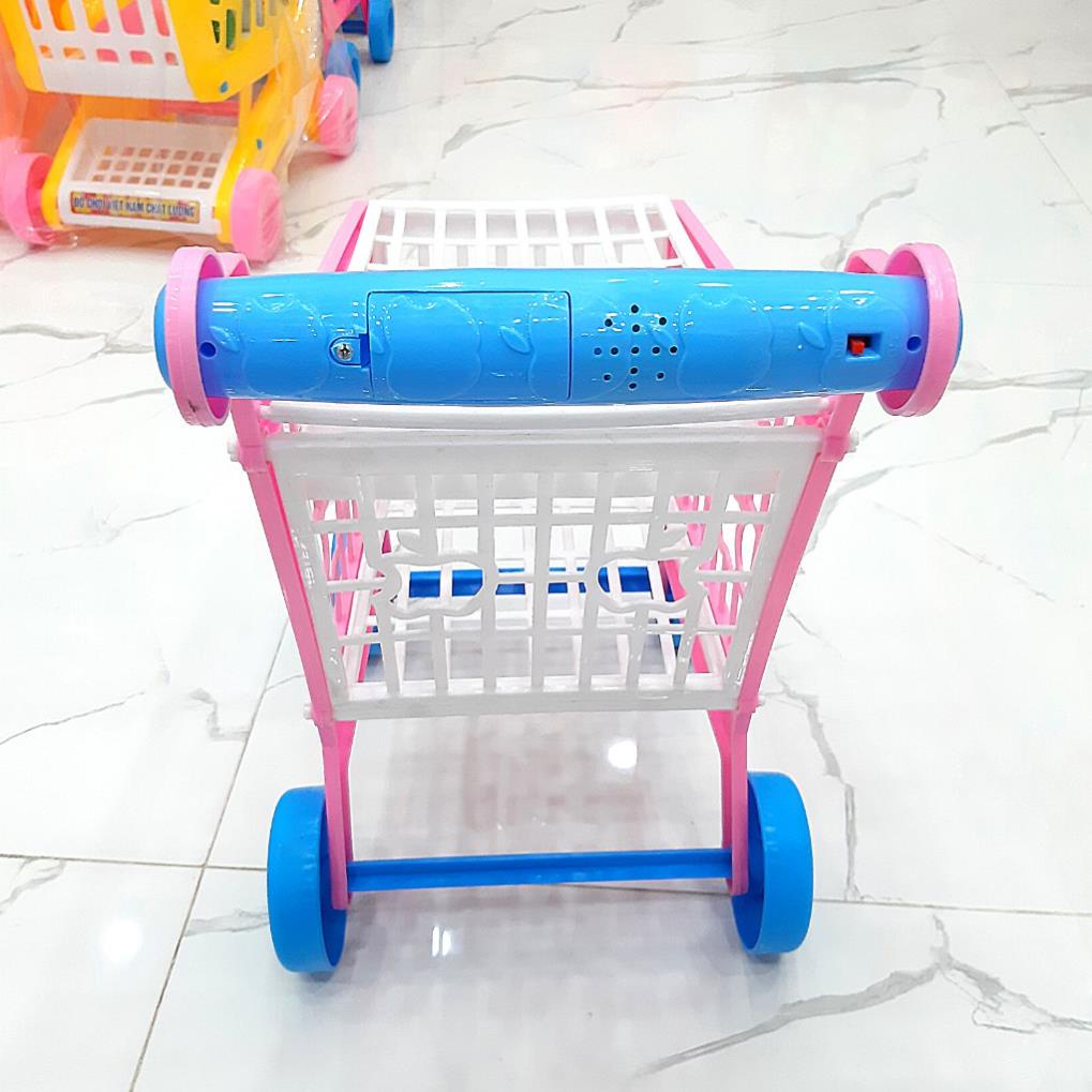 Xe đẩy siêu thị cho bé (CÓ NHẠC) HT7658S, đồ chơi thương hiệu Việt uy tín, xuất sắc