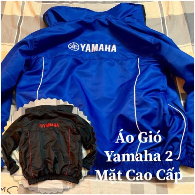 Áo gió Yamaha 2 mặt xanh đen cao cấp cao cấp