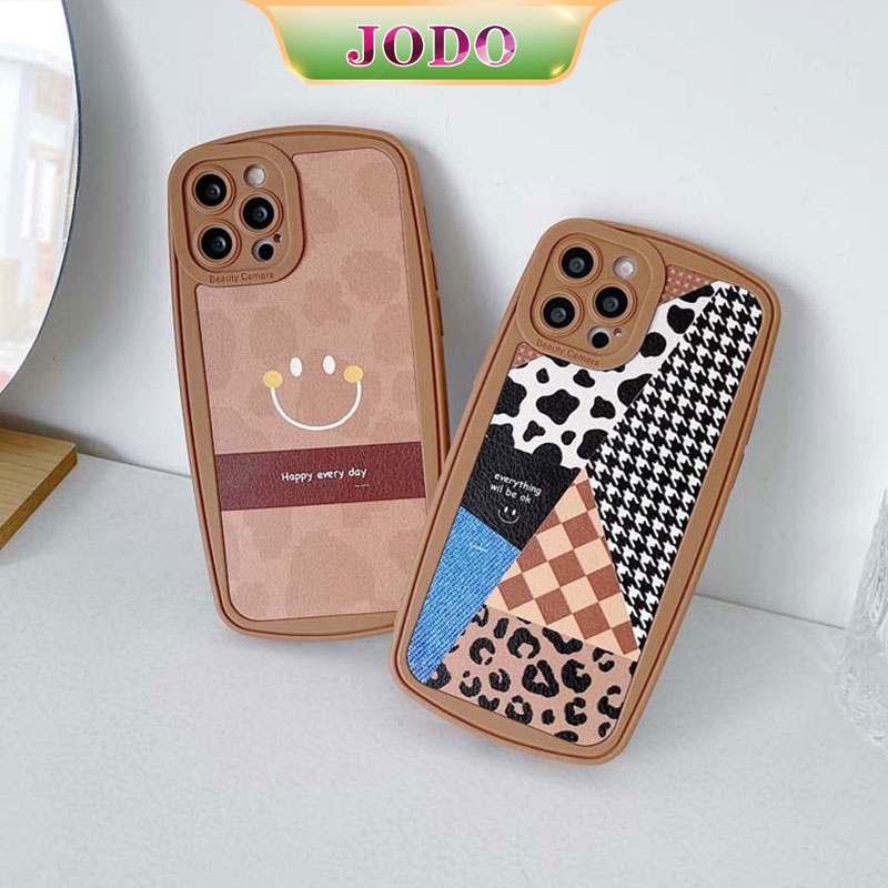 Ốp Điện Thoại TPU Da Mềm Chống Sốc Hình Mặt Cười Cho iPhone 13 12 11 Pro Promax 7 8 Plus X XR XSMax SE