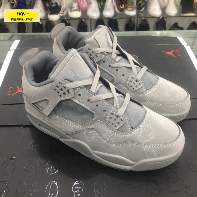 XẢ KHO THANH LÝ RẺ VÔ ĐỊCH (FULL BOX) giày thể thao AIR JORDAN 4 retro xám ✔️ 2020 💎 [ HÀNG CHUẨN ] . : hot