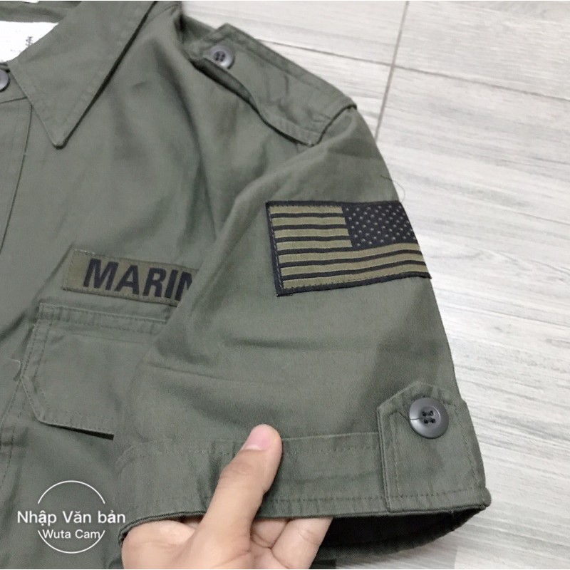 Bộ quần áo lính mỹ nam trung niên chất kaki siêu đẹp