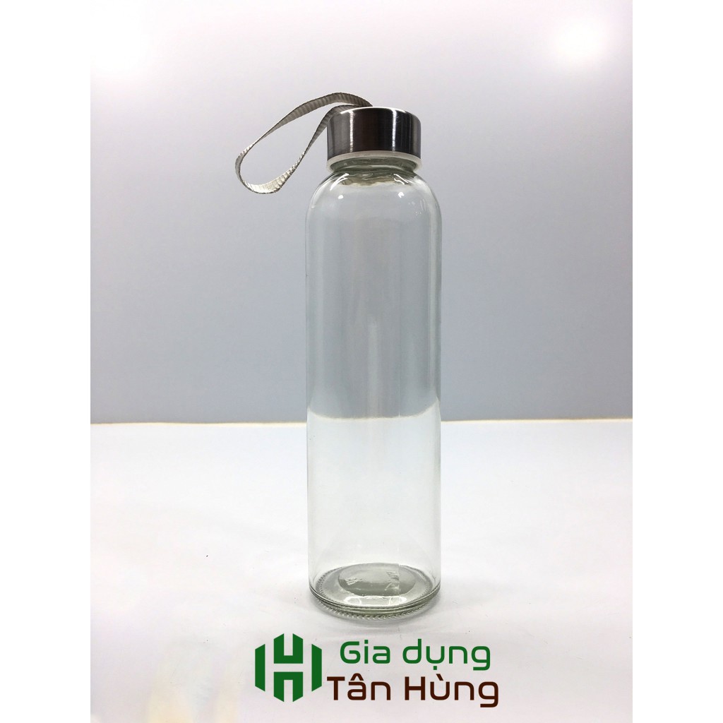 Bình Detox thủy tinh 500 ml - có quai xách