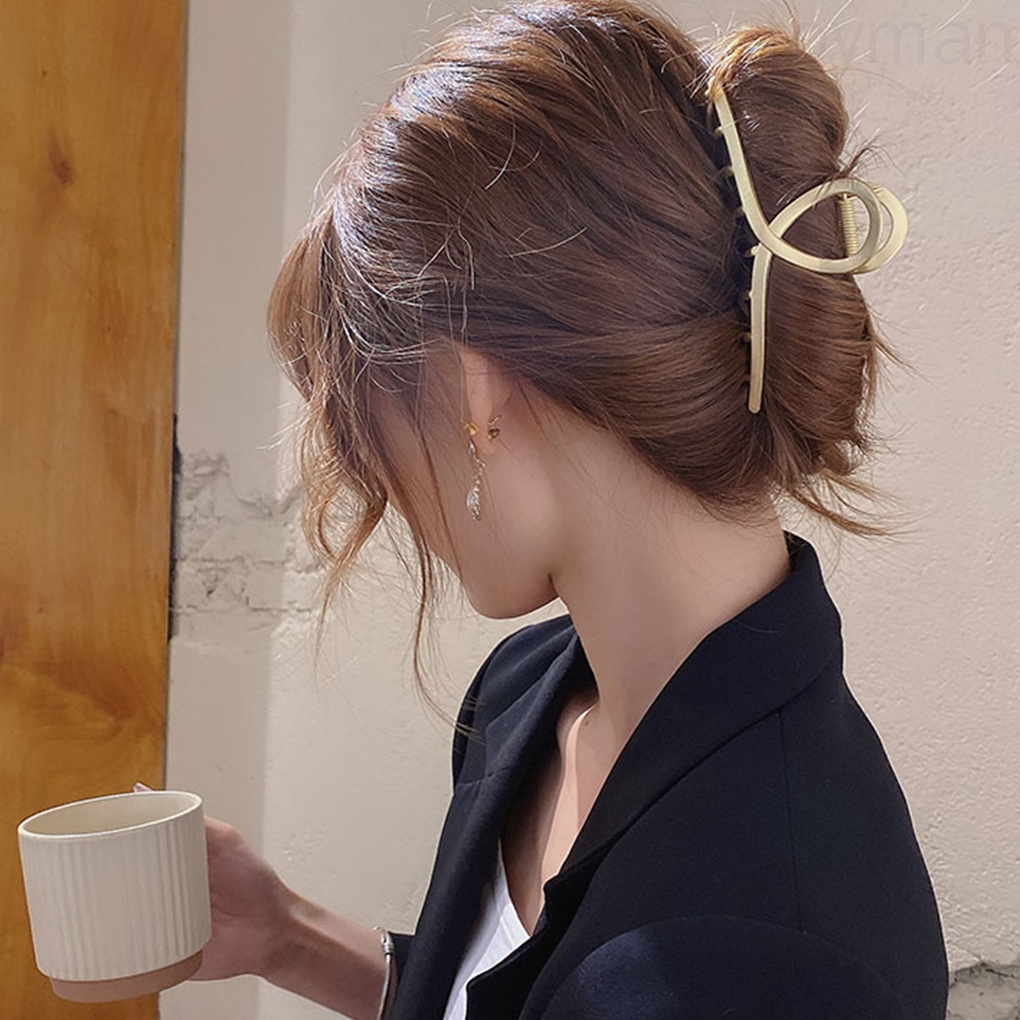 Kẹp Tóc Hợp Kim Thiết Kế Đơn Giản Thời Trang Cho Nữ