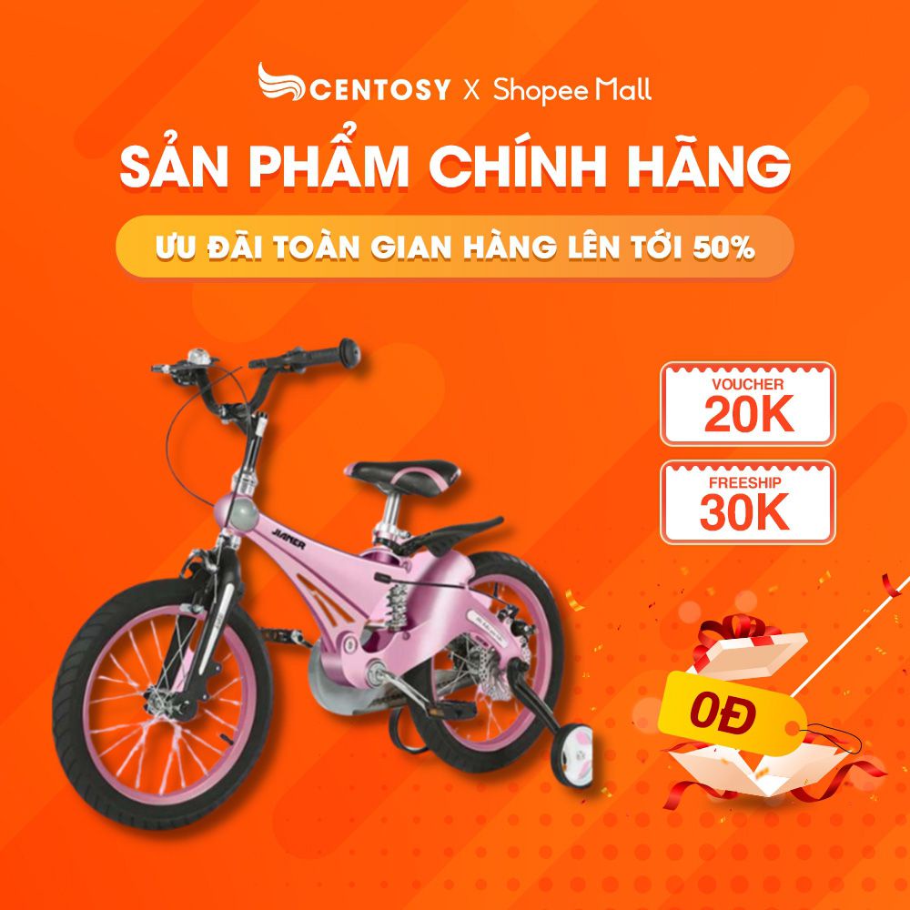 Xe Đạp Trẻ Em Cao Cấp [Centosy] Jianer J1 - Khung Chắc Chắn, Có Bánh Phụ