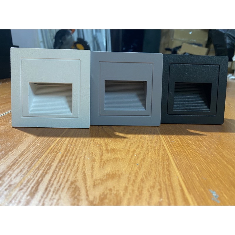 Đèn âm bậc cầu thang ngoài trời , trong nhà công xuất 1,5w > 3w hợp kim nhôm sơn tĩnh điện chống gỉ set oxi hoá.
