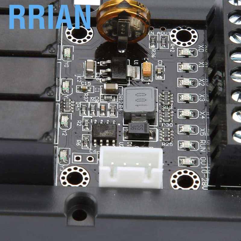 Rrian Qianmei PLC Industrial Control Board FX1N-10MR Programmable Relay Delay Module with Shell