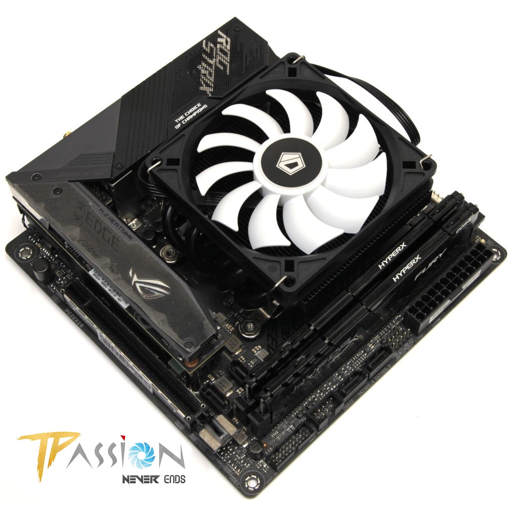 Tản nhiệt khí CPU ID-Cooling IS-40X - Chính hãng, Slim fan 2500rpm, cực mỏng phù hợp ITX, mITX, HTPC