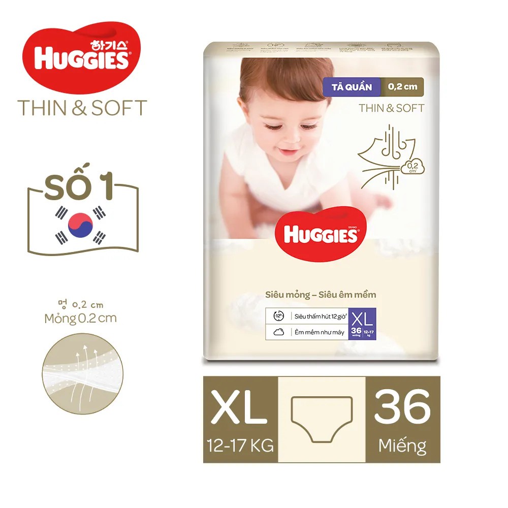 (Mã CHIPHUGGI giảm -8%)Tã Dán/Quần Huggies Cao Cấp Platium Nature Made/Thin Soft size NB60/S82/M64/L54/XL44/M58/L44/XL38