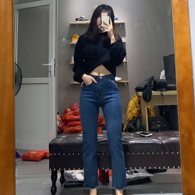 Quần skinny xanh 8888