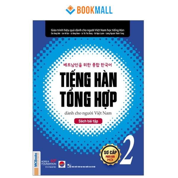 Sách Tiếng Hàn tổng hợp dành cho người Việt Nam sách bài tập sơ cấp 2 MCKO8847