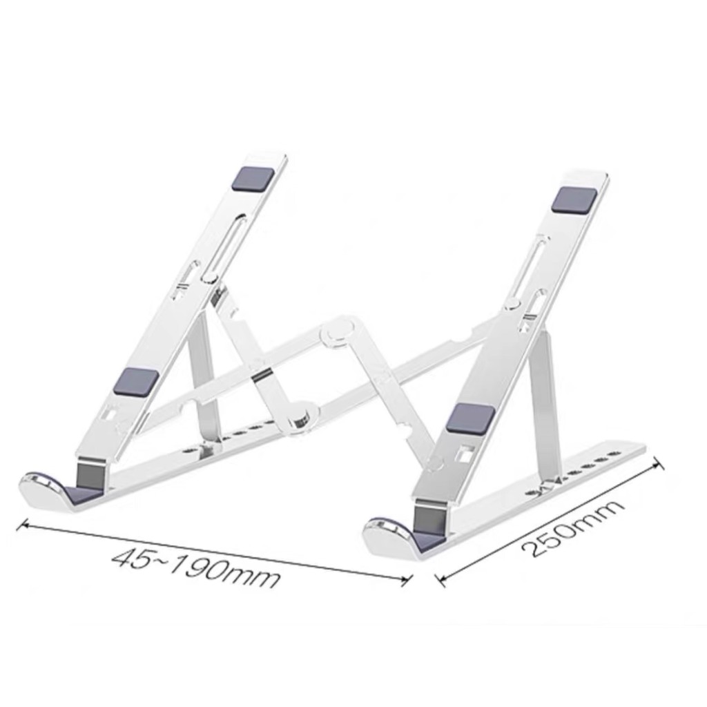 Giá đỡ laptop stand nhôm hỗ trợ tản nhiệt có thể gấp gọn chỉnh độ cao để  laptop, ipad, macbook, surface | Shopee Việt Nam