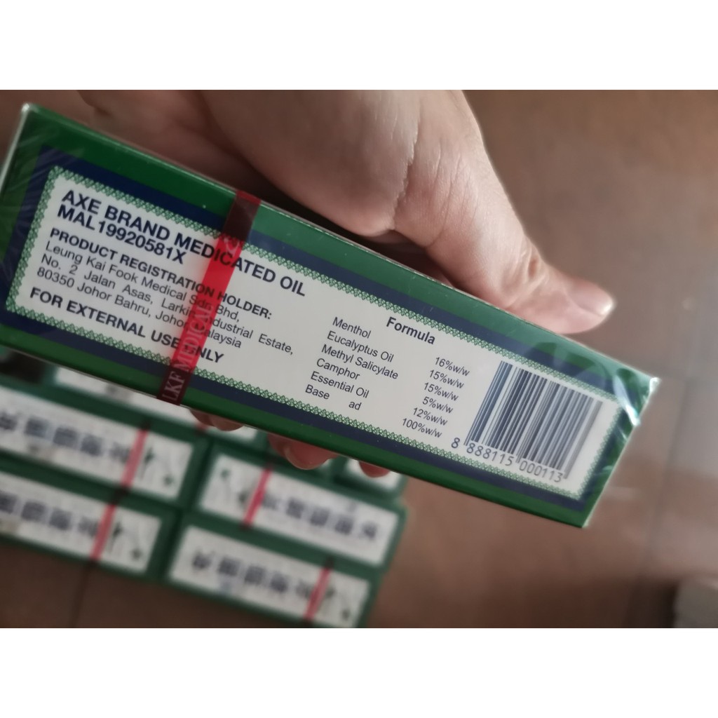 Dầu Nóng Xoa Bóp 🇲🇾MALAYSIA🇲🇾Hỗ Trợ Xương Khớp AXE BRAND Cây Búa Trắng CHÍNH HÃNG