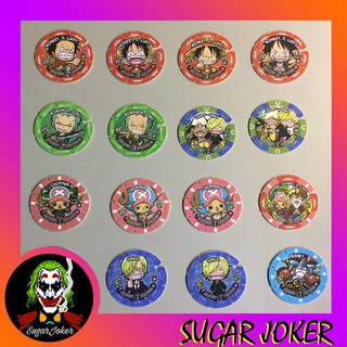 Thẻ bài toonies One Piece thẻ tròn xếp hình băng mũ rơm