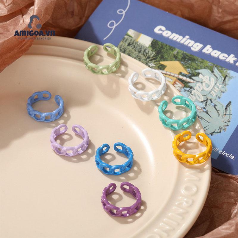 Nhẫn Hở Thiết Kế Đơn Giản Thời Trang Sáng Tạo Cho Nữ