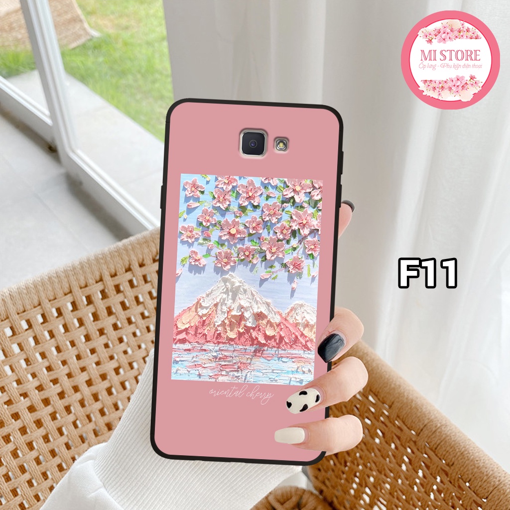 Ốp lưng điện thoại SAMSUNG J5 PRIME/ J7 PRIME/ J4 PRIME/ J4 PLUS/ J4 CORE in hình hoa màu sáp vintage, xinh xắn