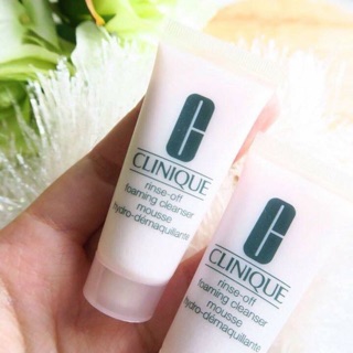 Sữa rữa mặt tẩy trang Clinique rinse off foaming cleanser 30ml