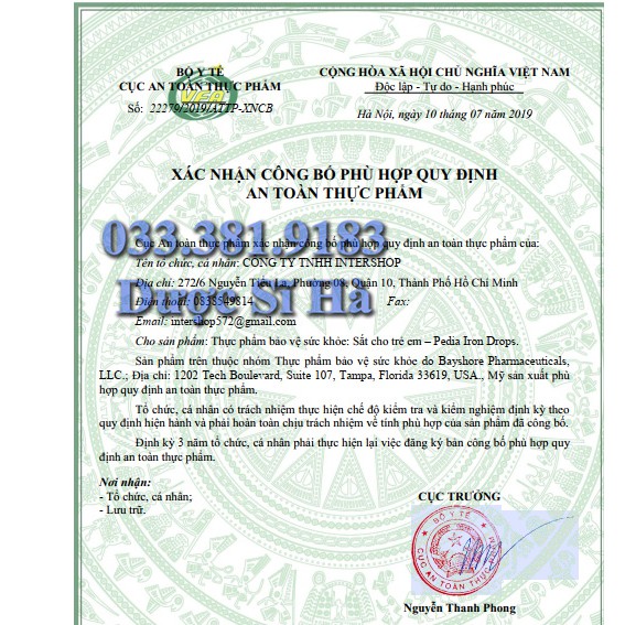 Bổ Sung Sắt Hữu Cơ Cho Bé Trên 4 Tháng Tuổi Pedia Iron Drops 30ml | BigBuy360 - bigbuy360.vn