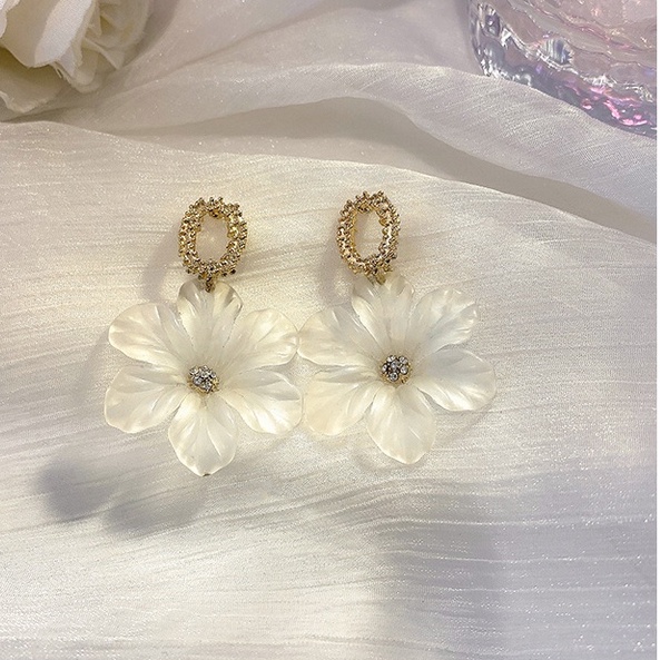 Bông tai hình hoa nhỏ phong cách Hàn Quốc cho nữ