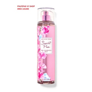 Xịt thơm toàn thân bbw sweet pea