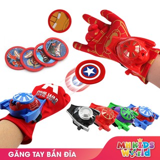 Găng tay bắn đĩa Avengers đồ chơi hóa trang cosplay halloween chơi Trung Thu, Sinh nhật cho trẻ em lứa tuổi 5+