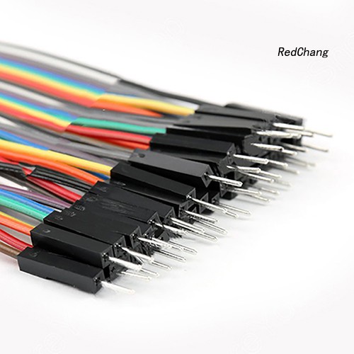 -SPQ- 40Pcs/Row 10cm M-M M-F F-F Dupont Wires Jumper Cables for Arduino Breadboard