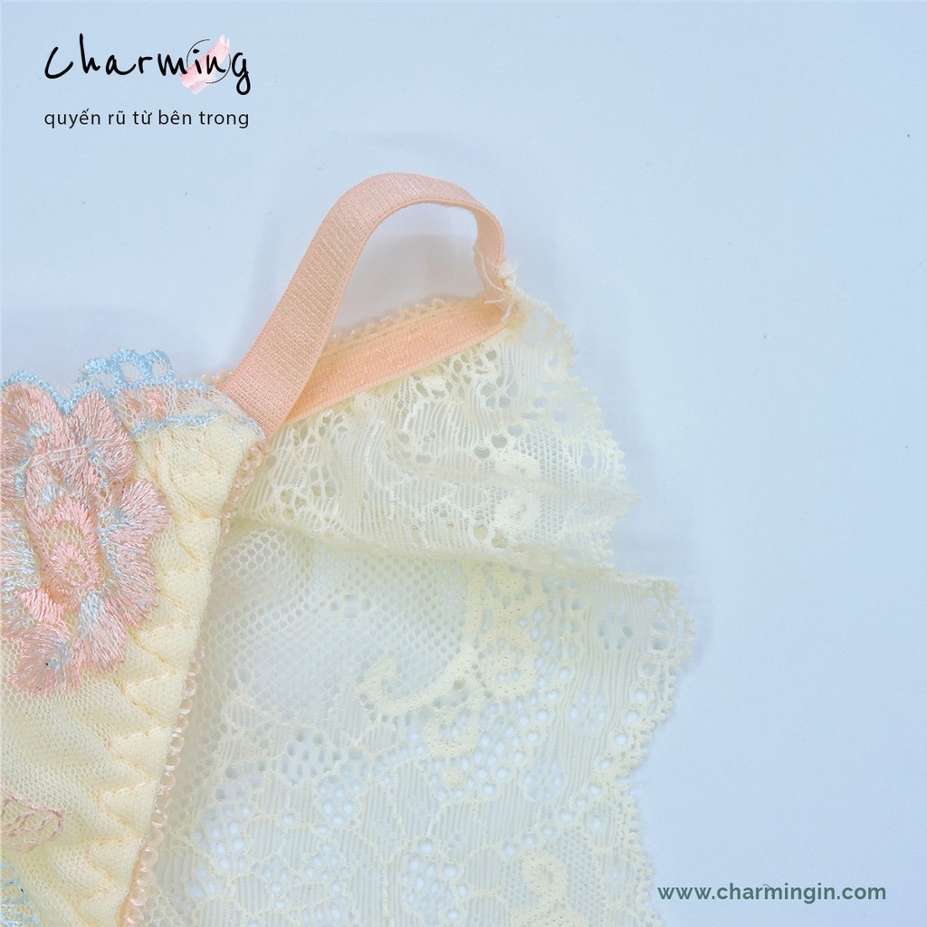 Quần lót ren hoa dây thun co giãn hông quyến rũ size M, L - QLRL0016