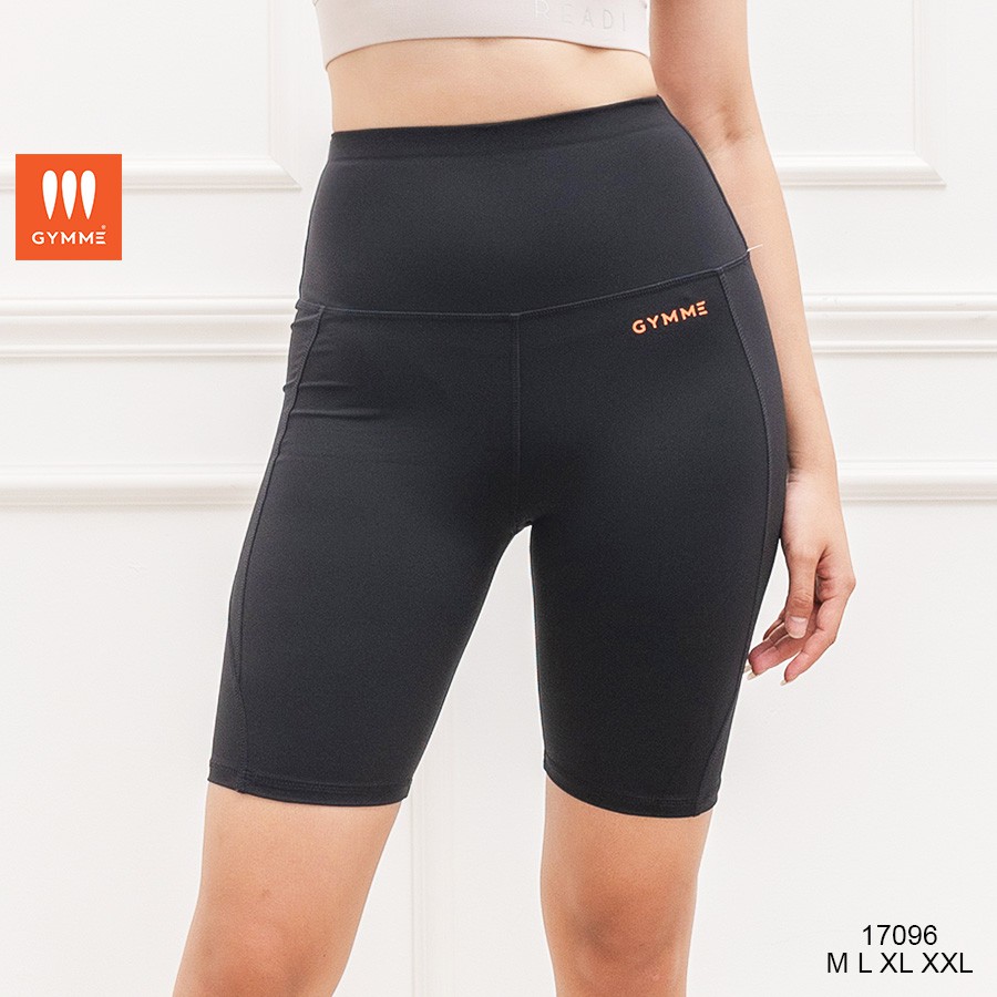 Quần tập gym, yoga GYMME biker short cạp cao nâng mông - 17096