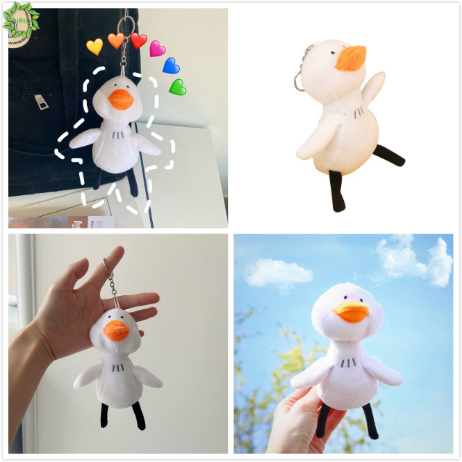 Móc khóa hình chú vịt nhồi bông đáng yêu