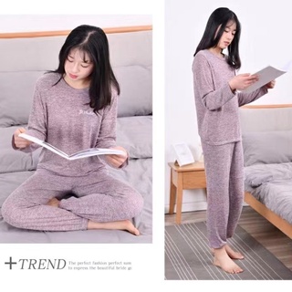 (Size trung bình ≤70kg) Bộ đồ mặc nhà nữ, lười mặc nhà