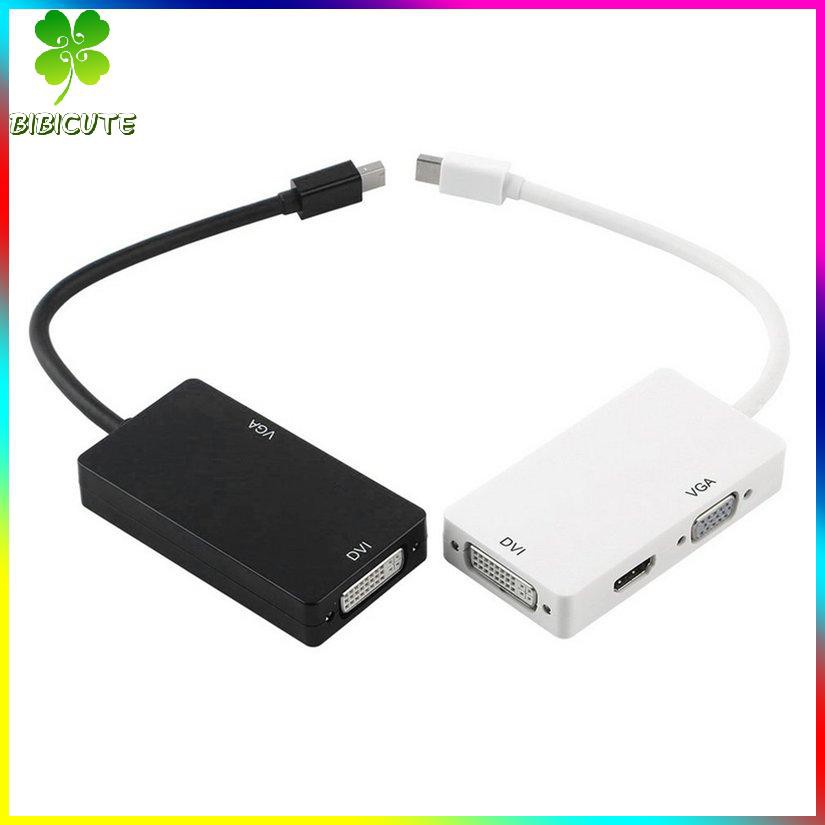 Đầu Chuyển Đổi Mini Dp Sang Dvi Vga Hdmi-Compatible Hdtv 3 Trong 1 Cho Microsoft