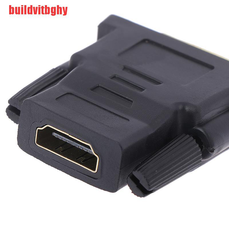 (Mua-Code) Cáp Chuyển Đổi Từ Hdmi Cái Sang Vga 24 + 1pin Dvi Male Hdmi Male