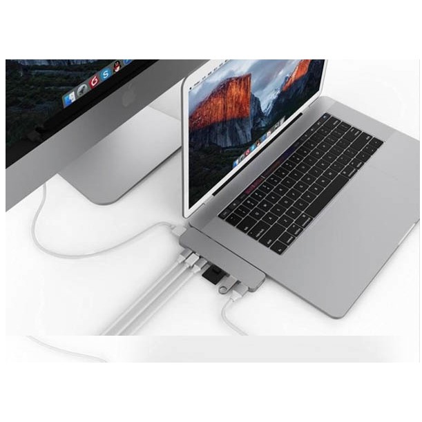 [ELCL100K giảm max 100K đơn 700K] [Sale 30k đơn hàng từ 600k] HYPERDRIVE PRO 8-IN-2 HUB FOR USB-C MACBOOK PRO 2016/2017