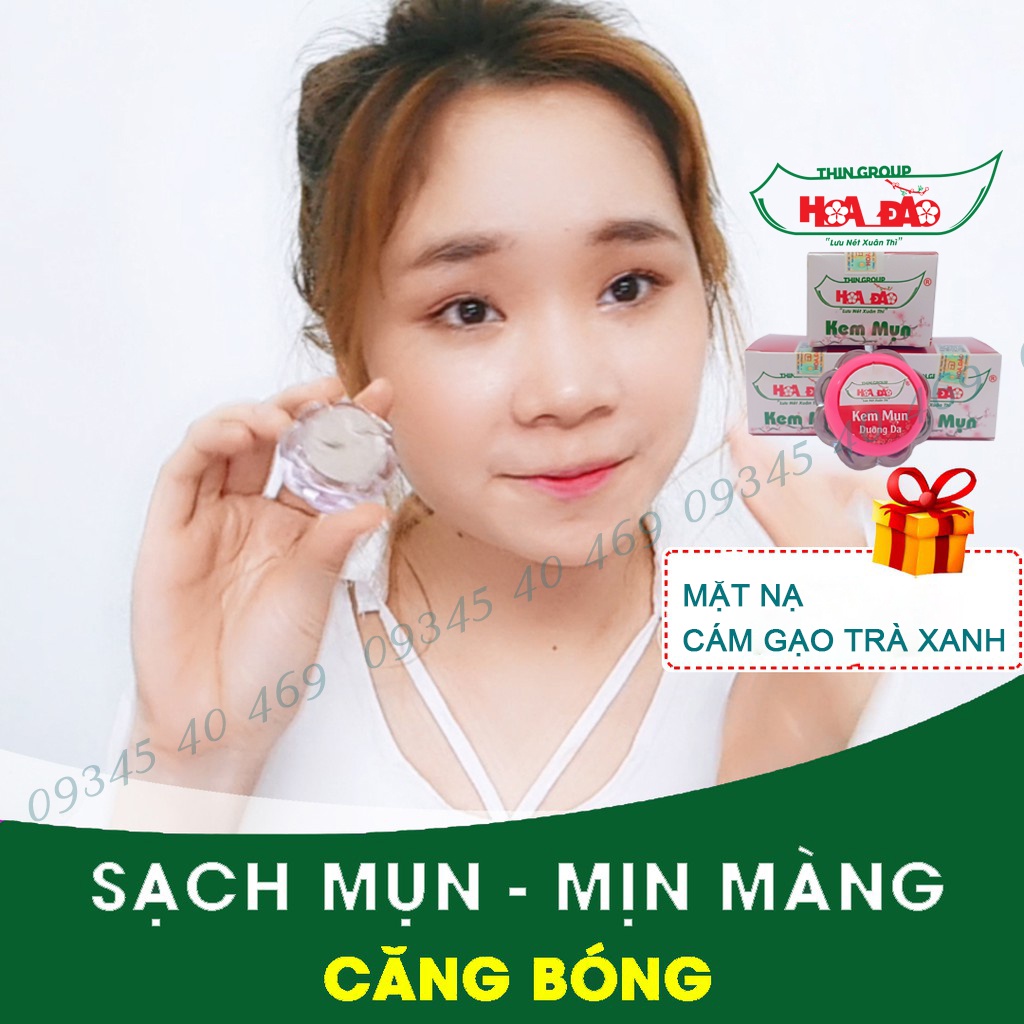 [CHÍNH HÃNG, FREESHIP] Kem mụn Hoa Đào dưỡng da ngừa thâm - 8g Thingroup