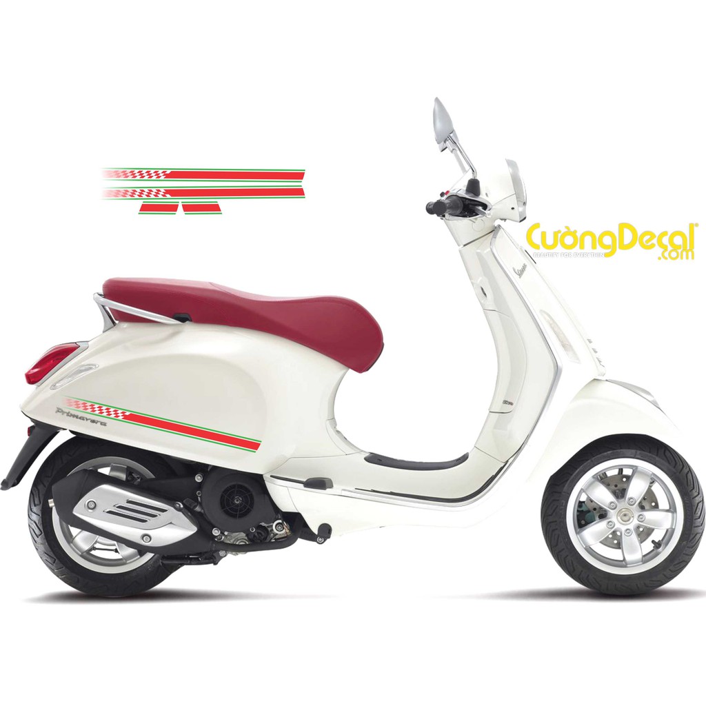 Decal Tem Xe Vespa Sprint - Primavera Sport Line 002