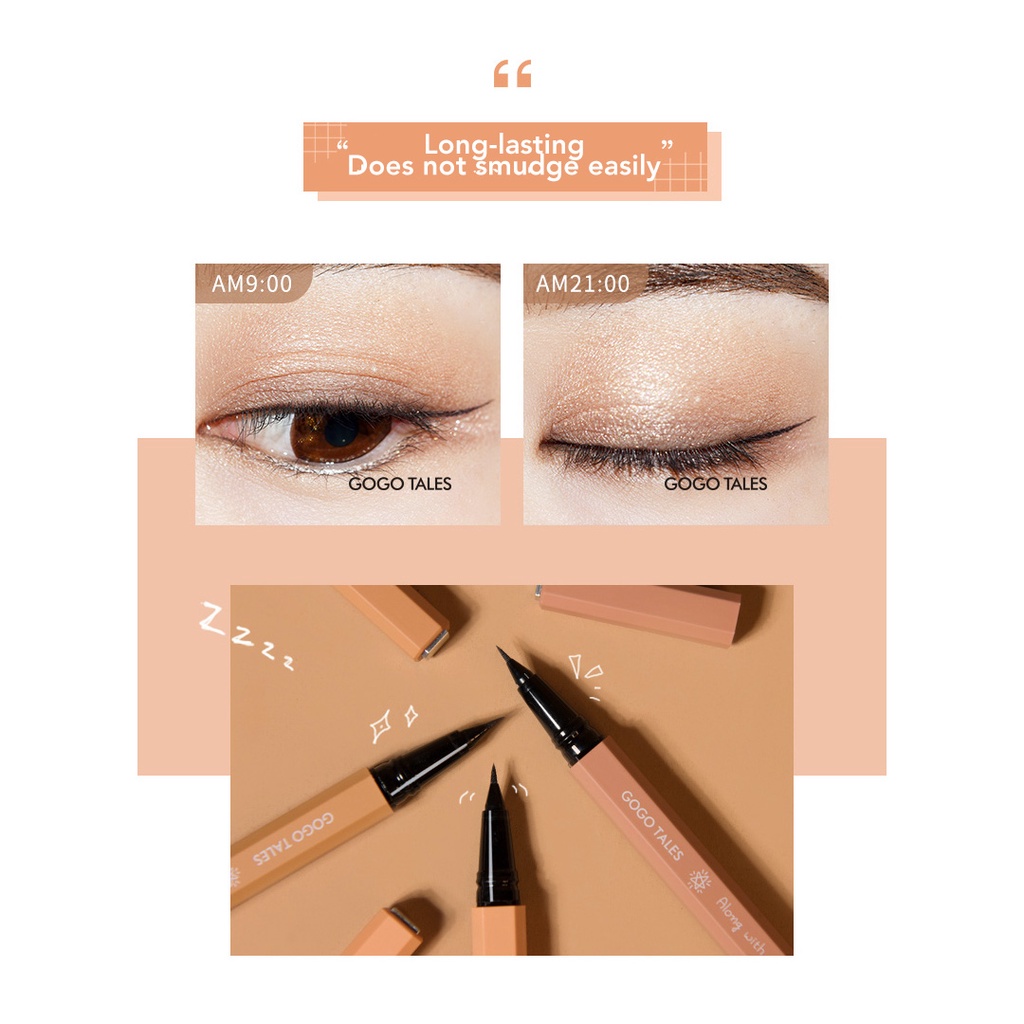 Bút Kẻ Mắt Nước Siêu Mịn GOGO TALES - Phấn nước phấn phủ Gogo tales 2 trong 1 Light And Nude Gogotales GT361