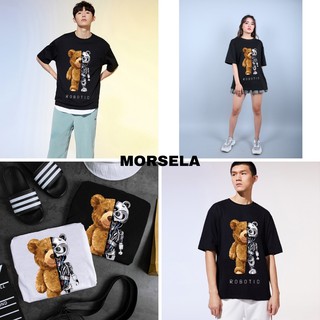 Áo thun tay lỡ form rộng ROBOTIC - Áo phông Unisex oversize nam, nữ - Morsela