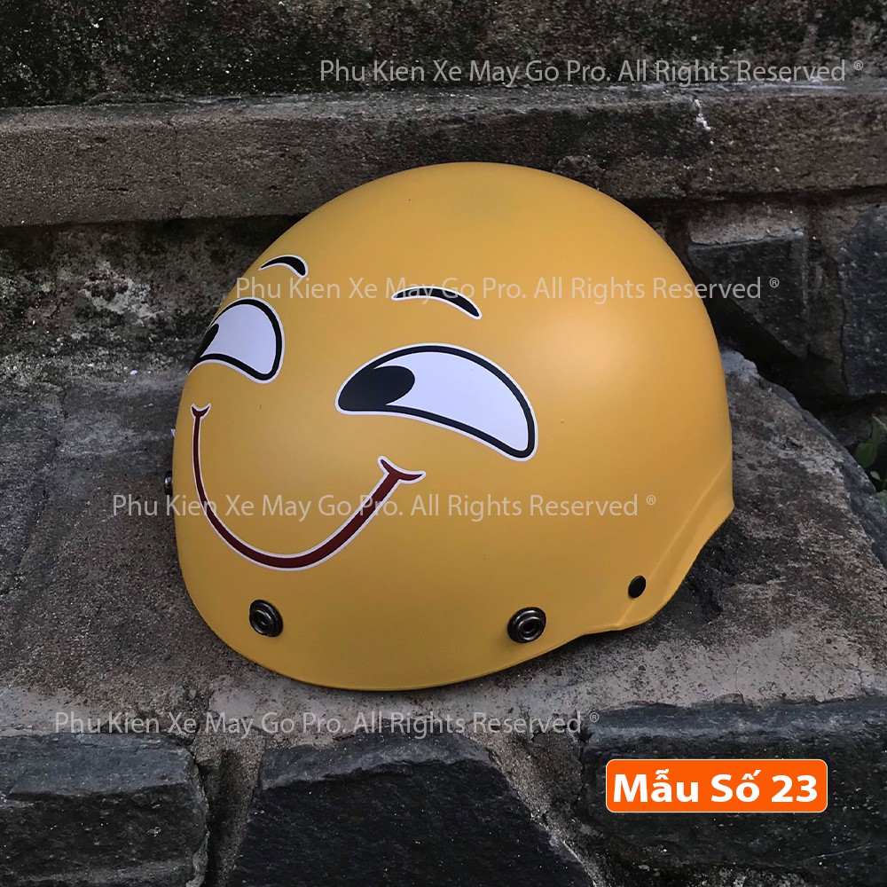 [XẢ HÀNG] Mũ Bảo Hiểm XPRO Emoji Chuẩn Quatest 4