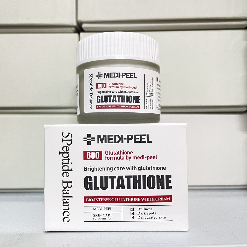 Combo Medipeel Serum Dưỡng Trắng MEDIPEEL Glutathione 600 White Combo Serum Và Kem Dưỡng Medipeel